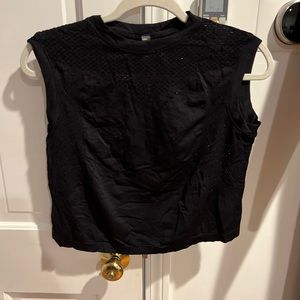 Varley cropped work out top